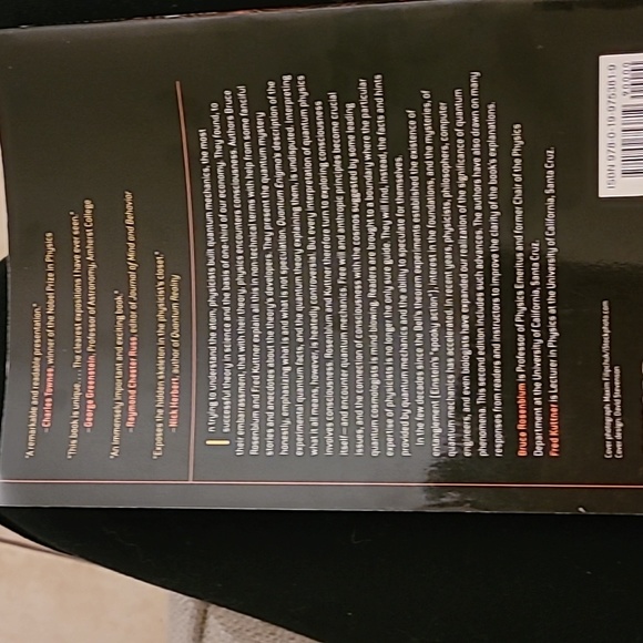 Physics Encounters Consciousness Quantum Enigma 2nd Ed. Book by Bruce Rosenblum - Picture 5 of 5